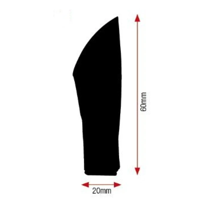 Piscas V PARTS Spike LED preto universal 1
