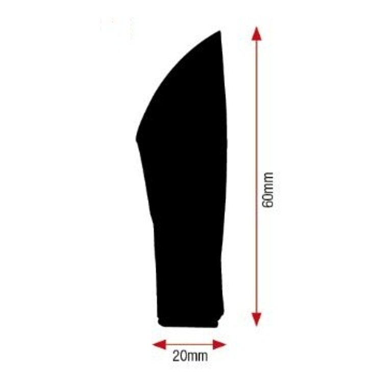 Piscas V PARTS Spike LED preto universal 1