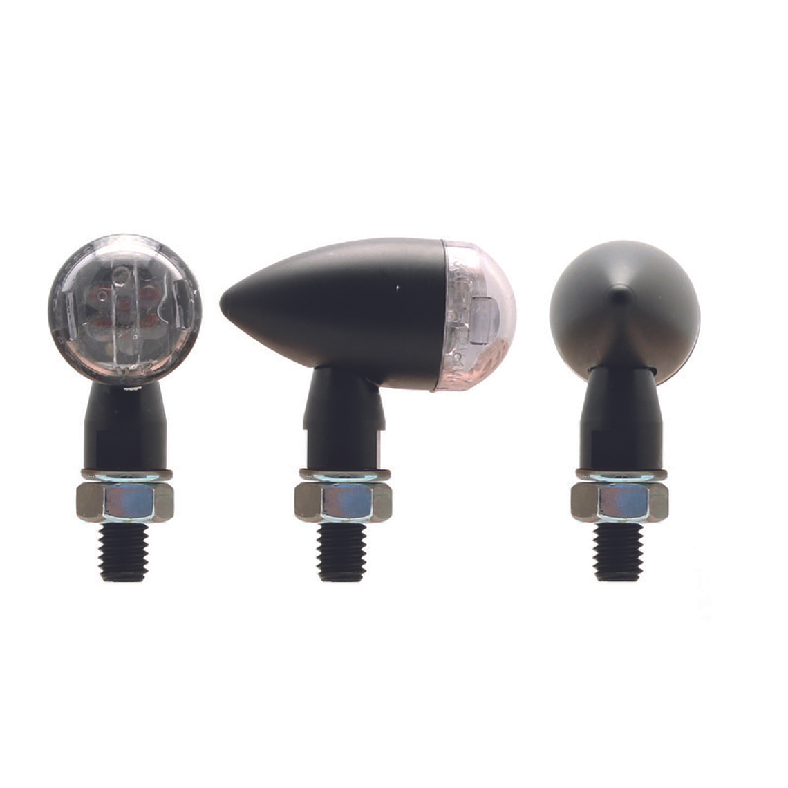 Piscas V PARTS Shell XS LED preto universal 1