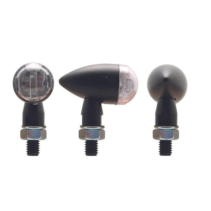 Piscas V PARTS Shell XS LED preto universal 1