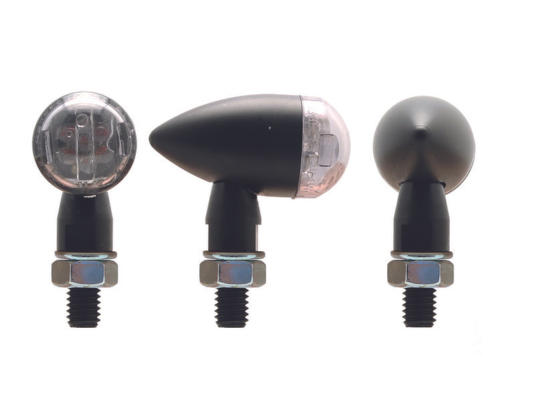 Piscas V PARTS Shell XS LED preto universal 1