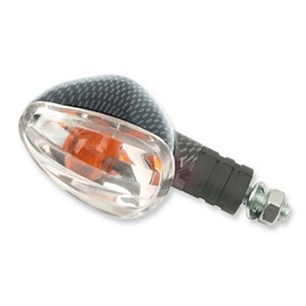 Conjunto de Piscas Universais V PARTS Braço Curto, carbono. Cristal âmbar