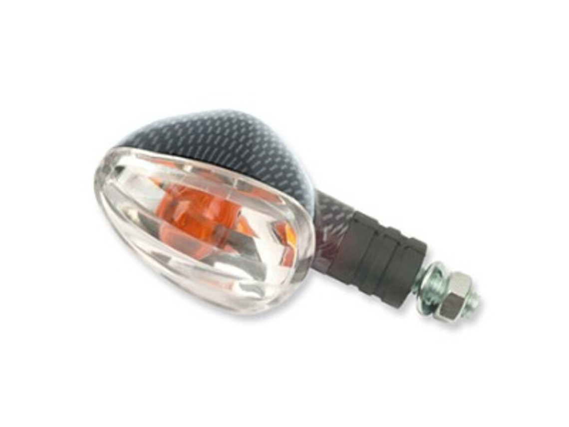 Conjunto de Piscas universals V PARTS Braço Curto, carbono. Cristal transparemte 1