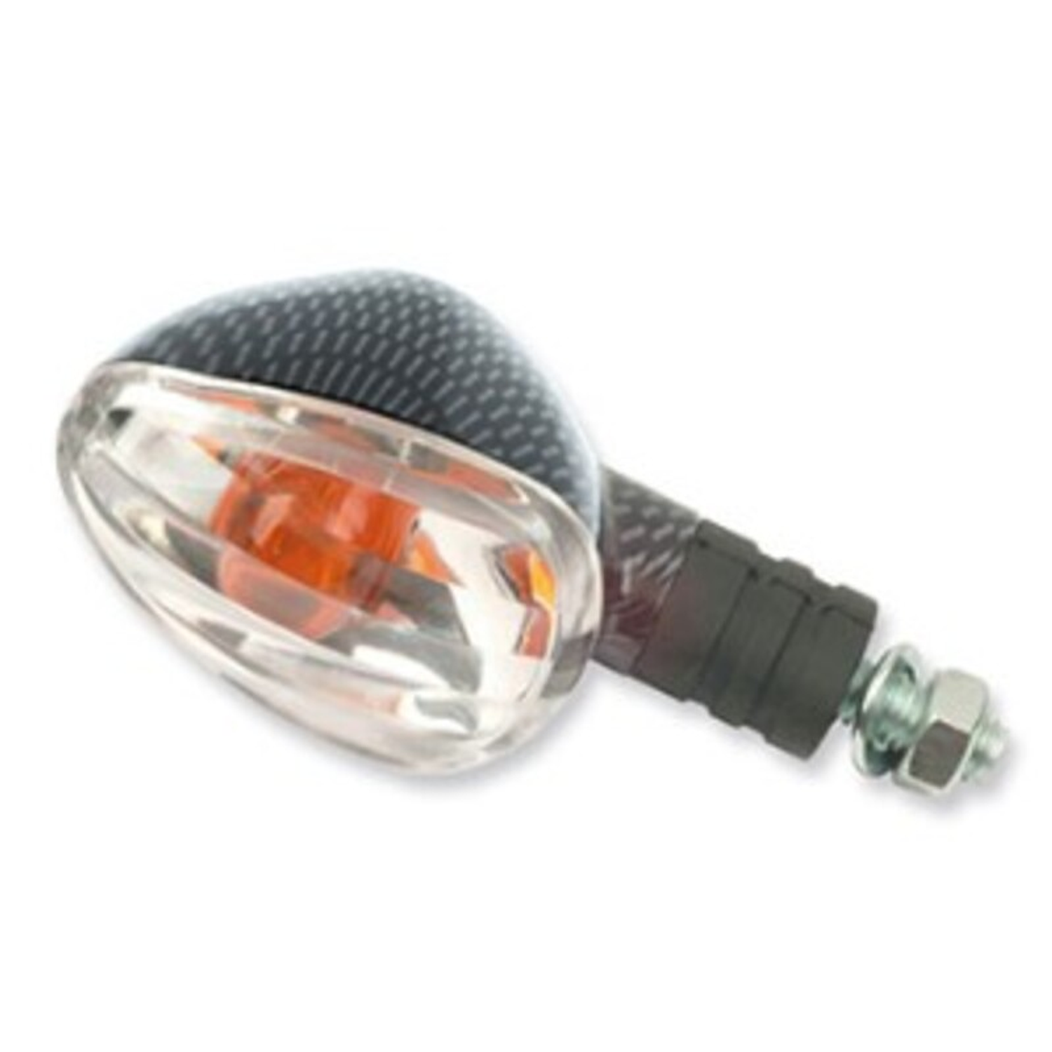 Conjunto de Piscas universals V PARTS Braço Curto, carbono. Cristal transparemte