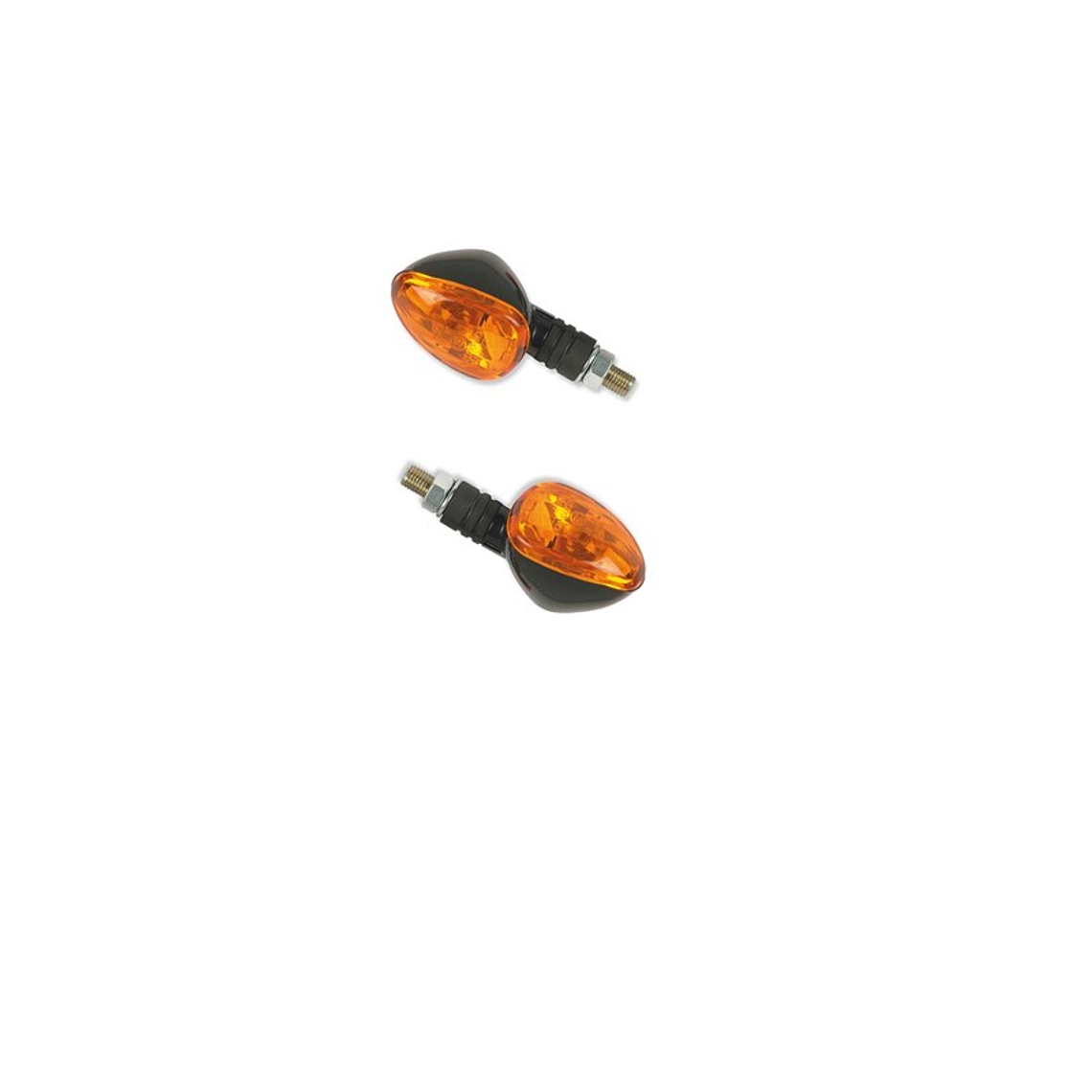 Conjunto de Piscas V PARTS Braço Curto, preto. Cristal âmbar 1