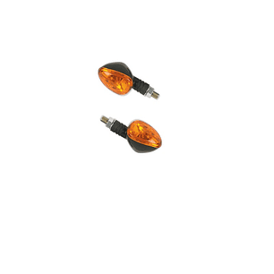 Conjunto de Piscas V PARTS Braço Curto, preto. Cristal âmbar