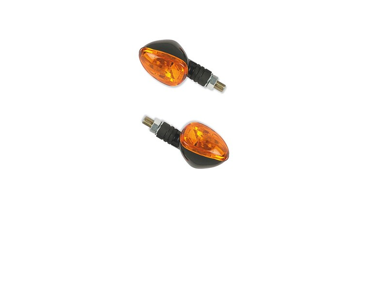 Conjunto de Piscas V PARTS Braço Curto, preto. Cristal âmbar 1