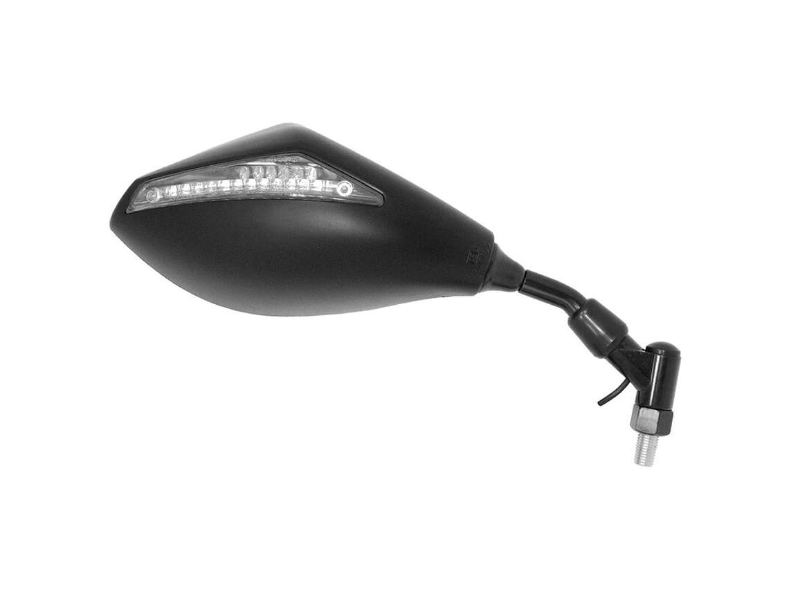 Retrovisor Direito universal V PARTS Pisca Led ambar M10 rosca Esquerda 1