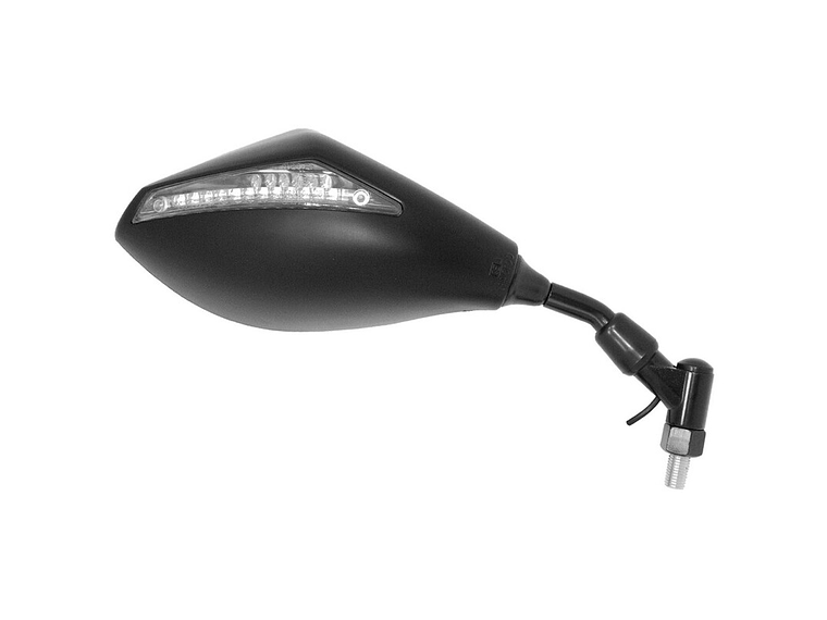 Retrovisor Direito universal V PARTS Pisca Led ambar M10 rosca Esquerda 1