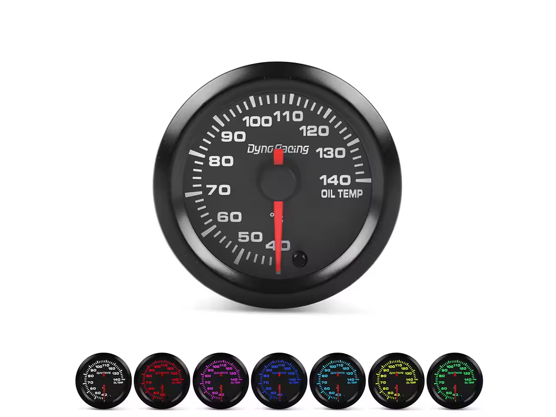 Manómetro Temperatura Óleo Preto 52 mm 1