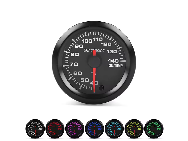 Manómetro Temperatura Óleo Preto 52 mm 1