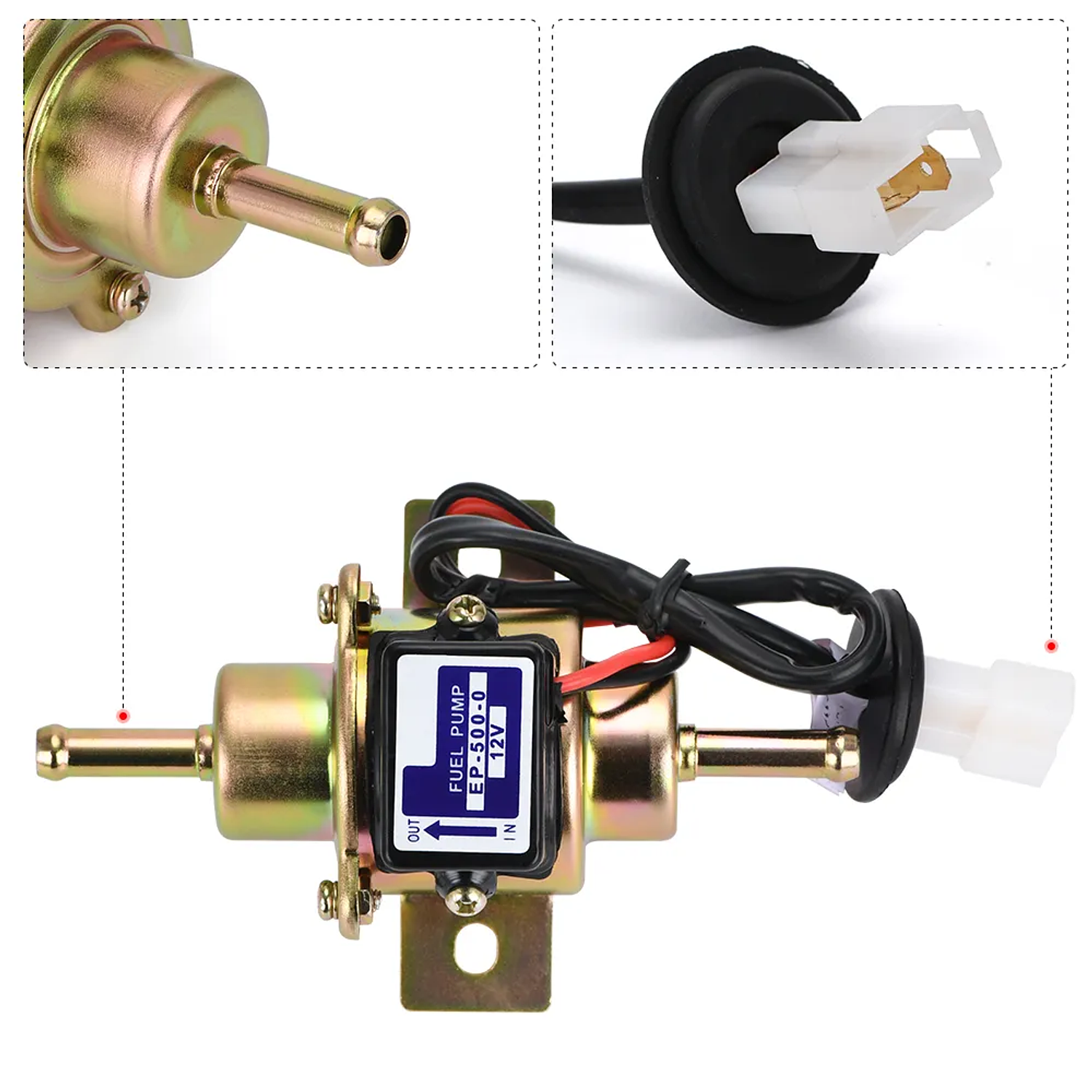 Bomba Combustível Elétrica 12V 2