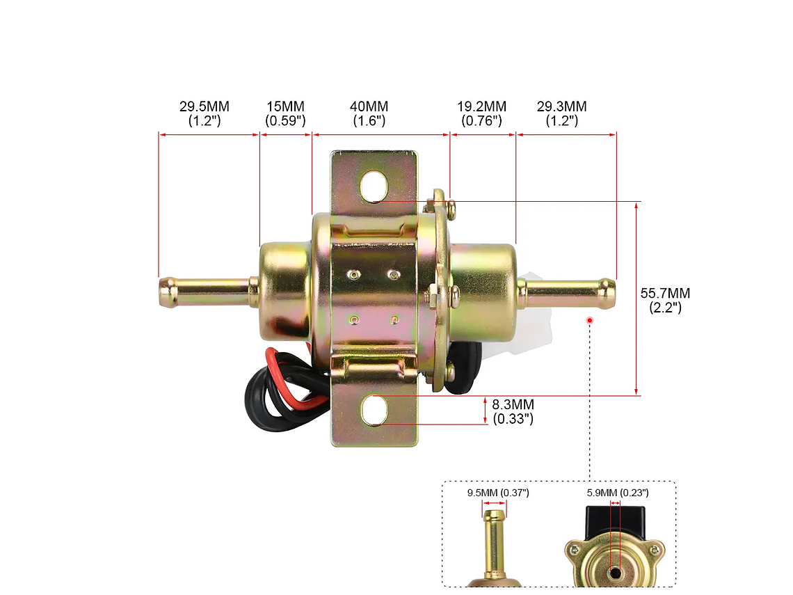 Bomba Combustível Elétrica 12V 3