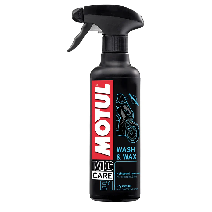 Spray Limpeza a Seco Motul E1 Wash & Wax  1