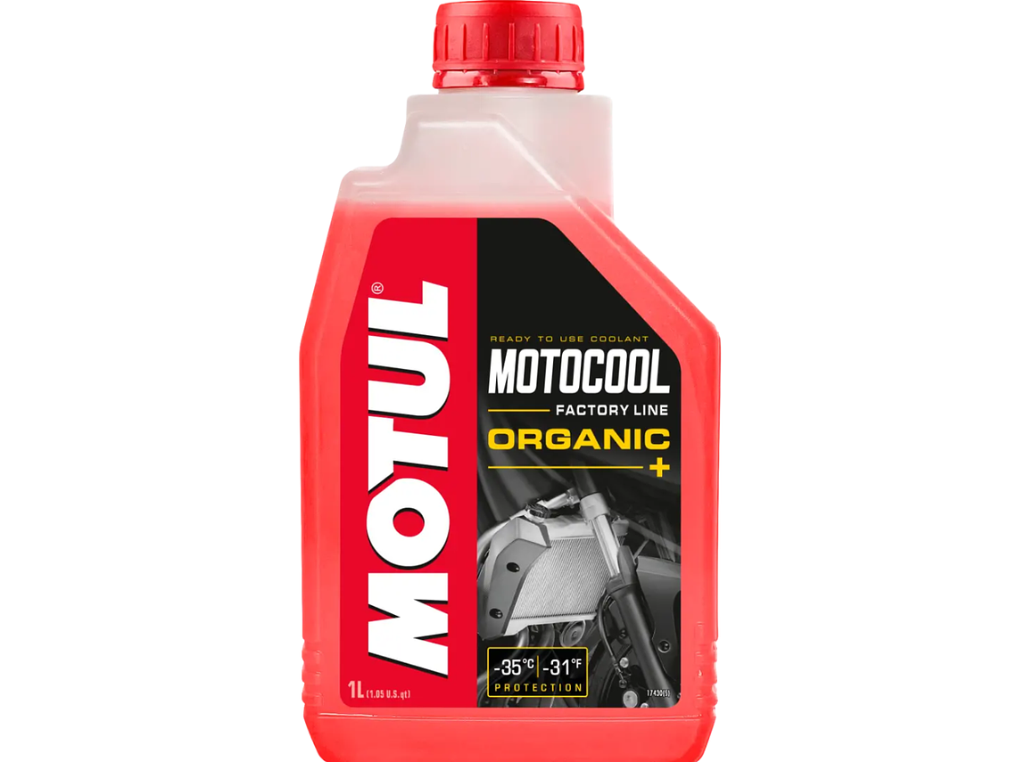 Anticongelante Motocool Factory Line -35°C Orgânico Motul 1L  1