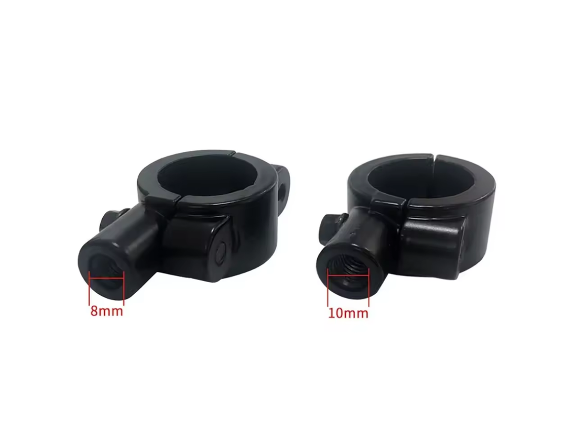 Suporte de Montagem Espelho de Mota no Guiador (Preto)  3