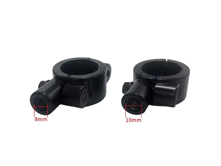 Suporte de Montagem Espelho de Mota no Guiador (Preto)  3