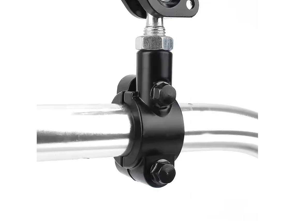 Suporte de Montagem Espelho de Mota no Guiador (Preto)  2