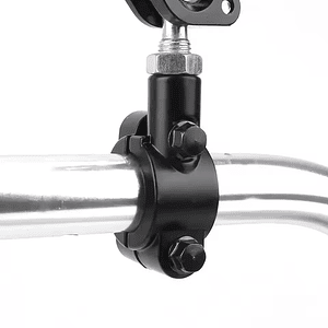 Suporte de Montagem Espelho de Mota no Guiador (Preto) 