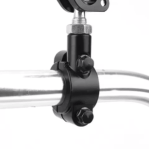 Suporte de Montagem Espelho de Mota no Guiador (Preto) 