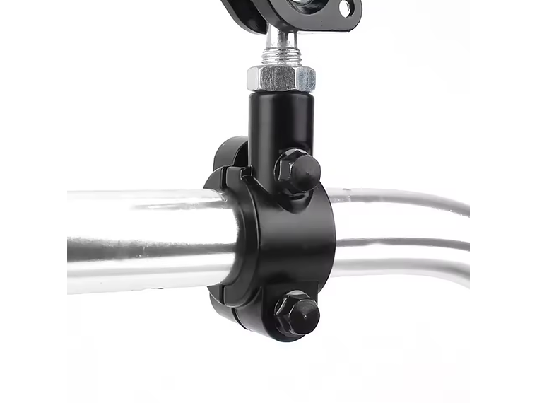 Suporte de Montagem Espelho de Mota no Guiador (Preto)  2