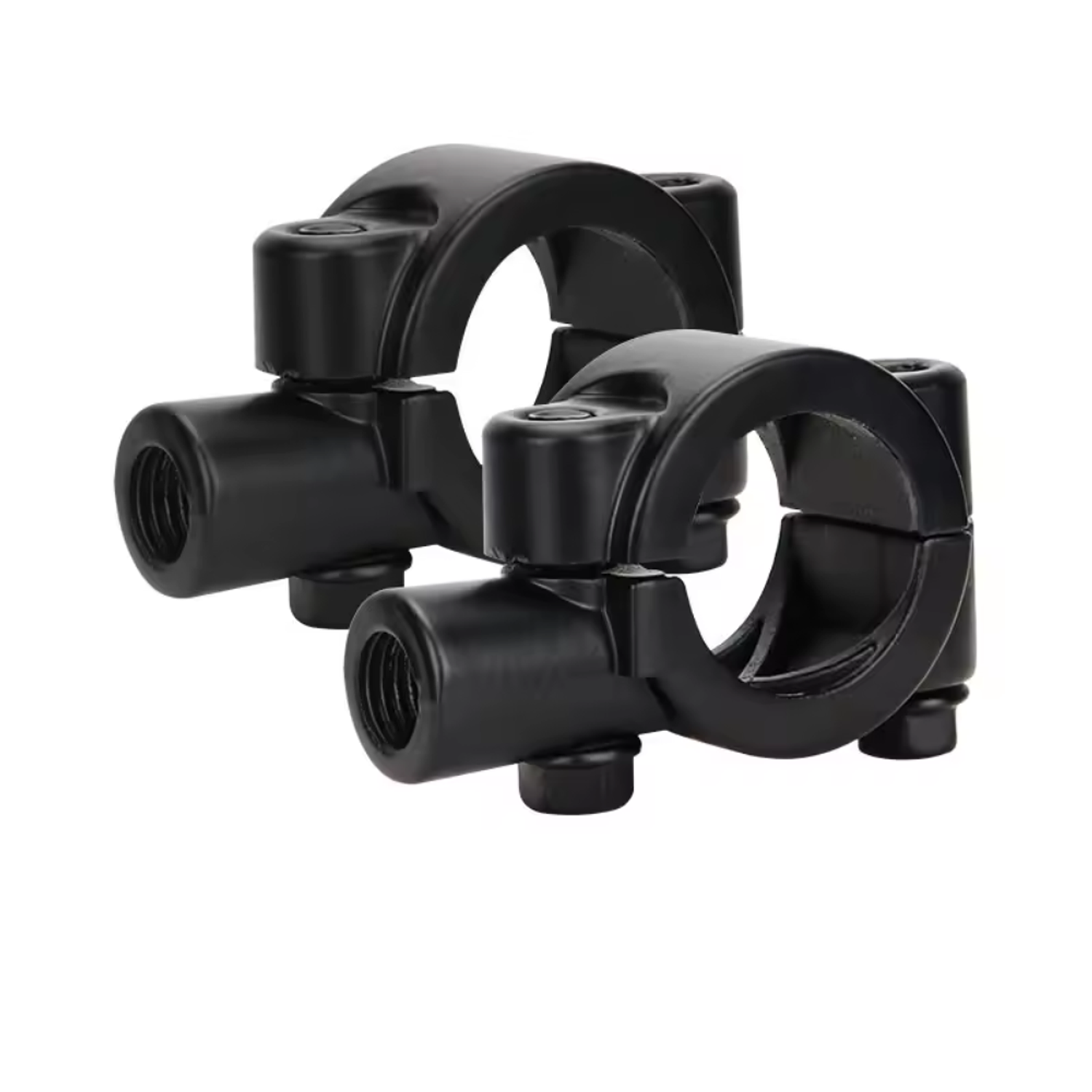 Suporte de Montagem Espelho de Mota no Guiador (Preto)  1