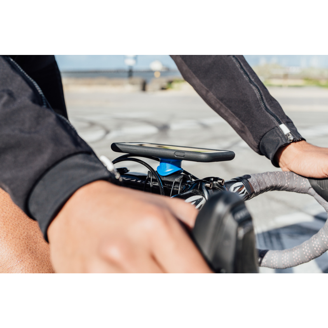 Suporte de Telemóvel para Bicicleta / Avanço Guiador Quad Lock  5