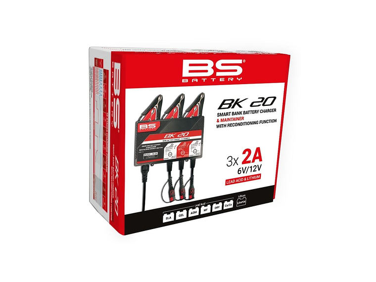 Carregador de Baterias Inteligente Ácido / Lítio 6V/12V  3