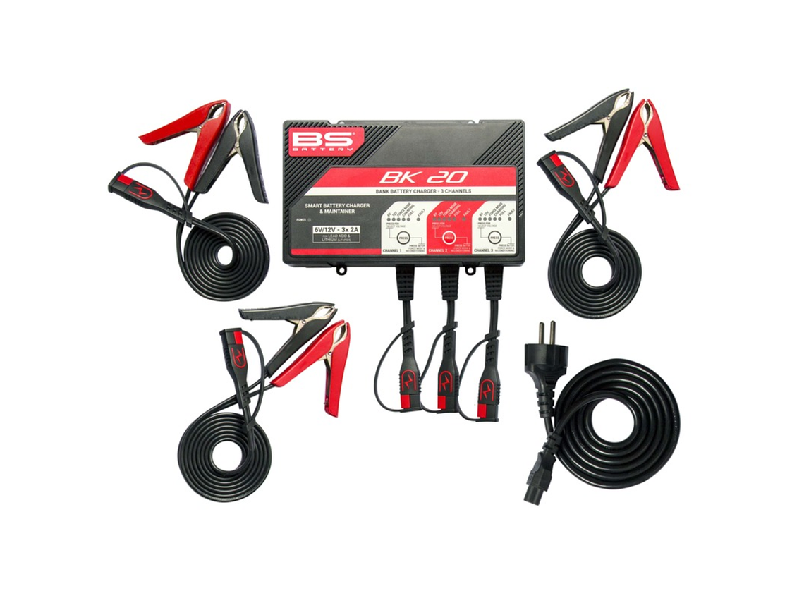 Carregador de Baterias Inteligente Ácido / Lítio 6V/12V  1