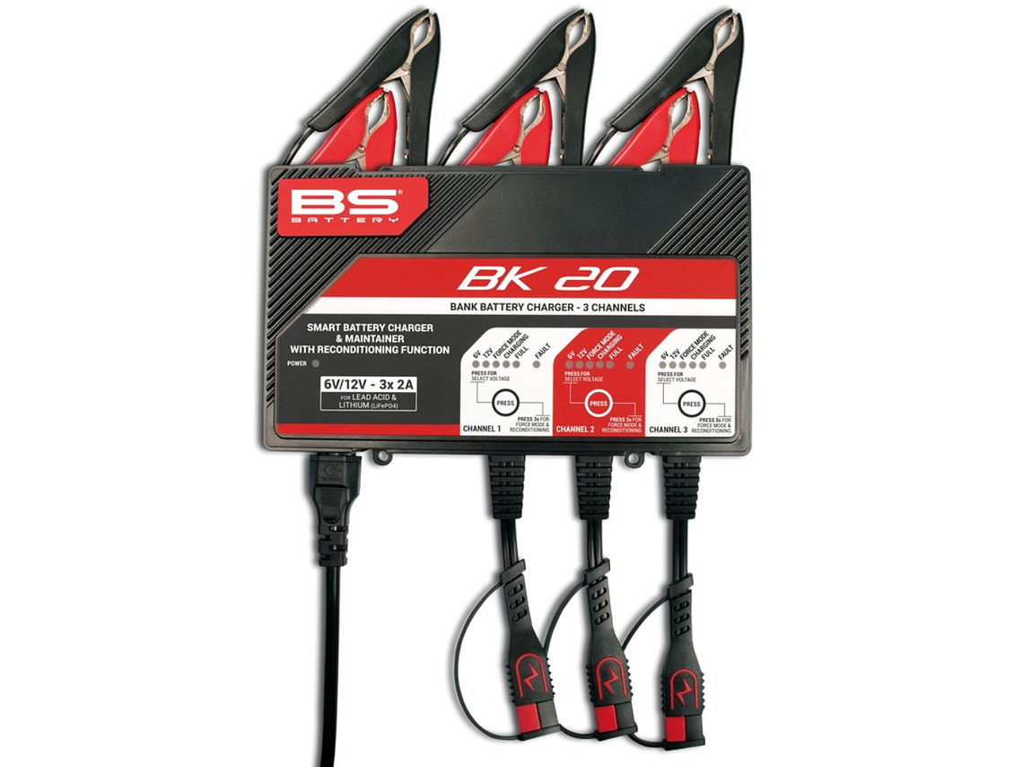 Carregador de Baterias Inteligente Ácido / Lítio 6V/12V  4