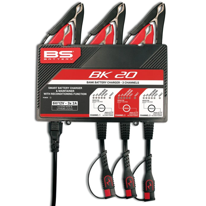 Carregador de Baterias Inteligente Ácido / Lítio 6V/12V  4
