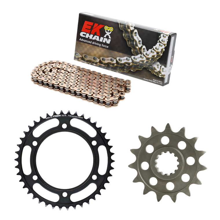Kit Transmissão Reforçado Yamaha Tenere 19/25 - EK CHAIN / PBR  1