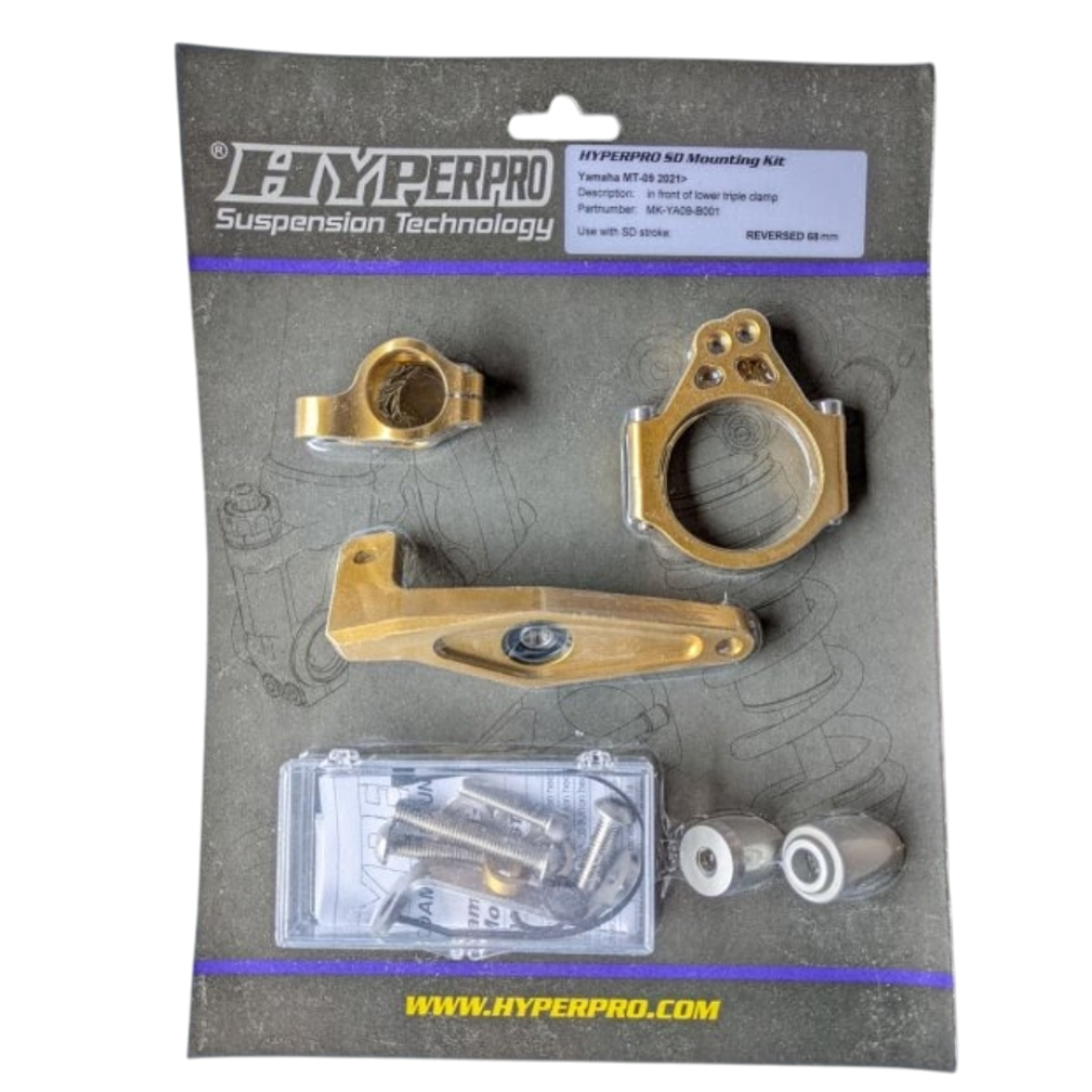 Suportes Amortecedor Direção Yamaha MT-09 2024/2025  2