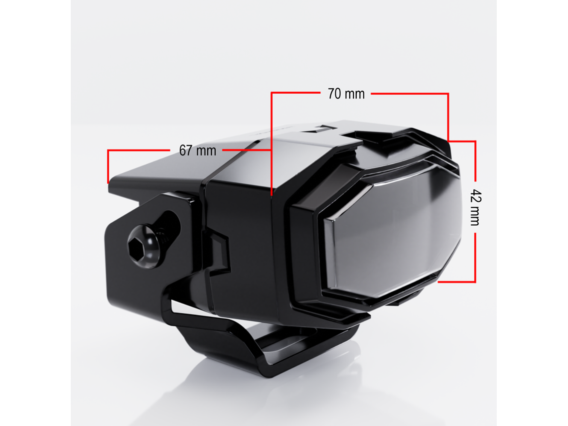 Farol de Nevoeiro LED HIGHSIDER Pro MH24-FOG (Preto)  3