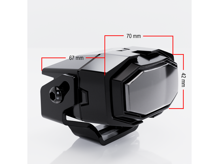 Farol de Nevoeiro LED HIGHSIDER Pro MH24-FOG (Preto)  3