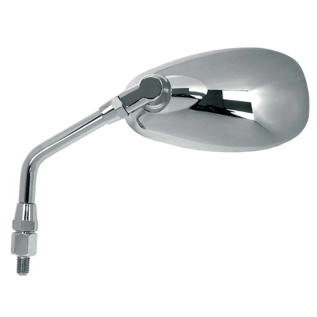 Espelho guiador M10/125 oval em cromagem 1