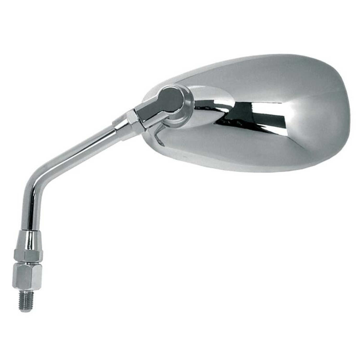 Espelho guiador M10/125 oval em cromagem