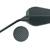 Espelho Retrovisor Esquerdo Derbi GP1 50 / GP1 125 / GP1 MAX 250 Carbono - HIGHSIDER E295I