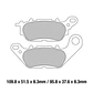 Pastilhas Travão Traseiras Yamaha NMax 125 (2015-2024) - FERODO  - Miniatura 2