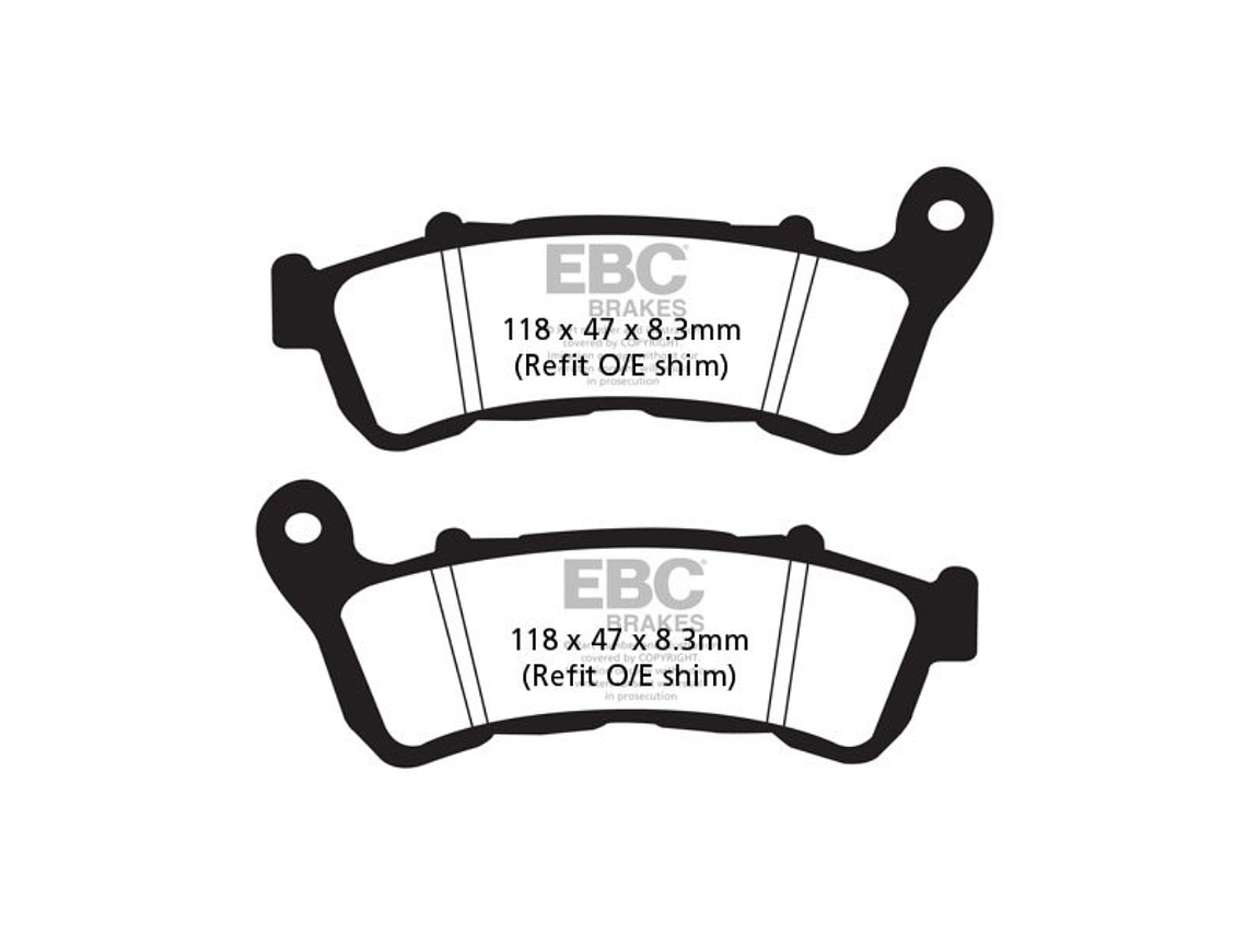 Pastilhas de Travão Sinterizadas FA388HH 1