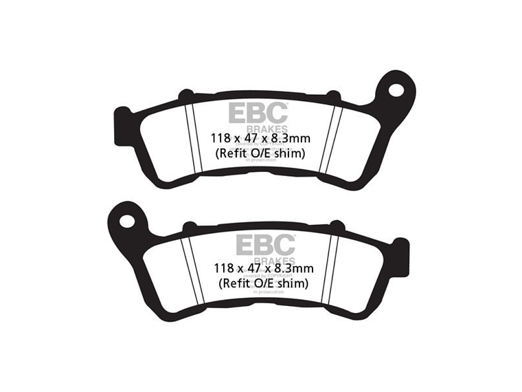 Pastilhas de Travão Sinterizadas FA388HH 1