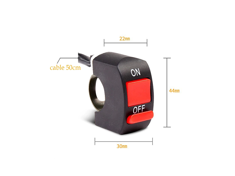 Botão Interruptor de Corrente ON/OFF para Motas Universal 2