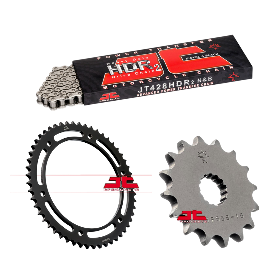 Kit Transmissão JT Yamaha DTR 125 (17-55) 1