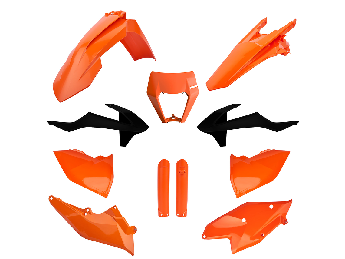 Kit Plásticos Completos KTM EXC/EXC-F (2017-19) Polisport  1