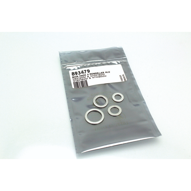 Kit Anilhas Bujão Óleo M8X12 - M10X16 - M12X18 - M14x20  1