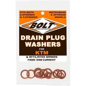 Anilhas de Bujon De Óleo Aluminio / Cobre KTM (16/Uni) 