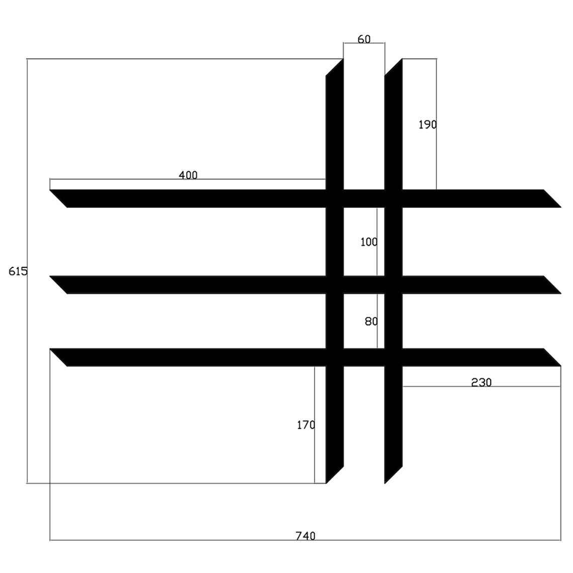 Fitas Nerf Bar 3x3x3 Crosspro  8