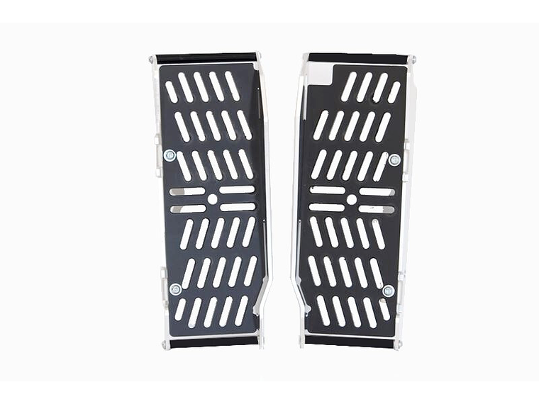 AXP Radiator Protectors Aluminium/Black - TM RACING 1
