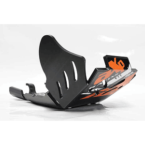 Proteção de Cárter Xtrem AXP KTM Autocolante Laranja AX1426