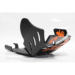 Proteção de Cárter Xtrem AXP KTM Autocolante Laranja AX1426